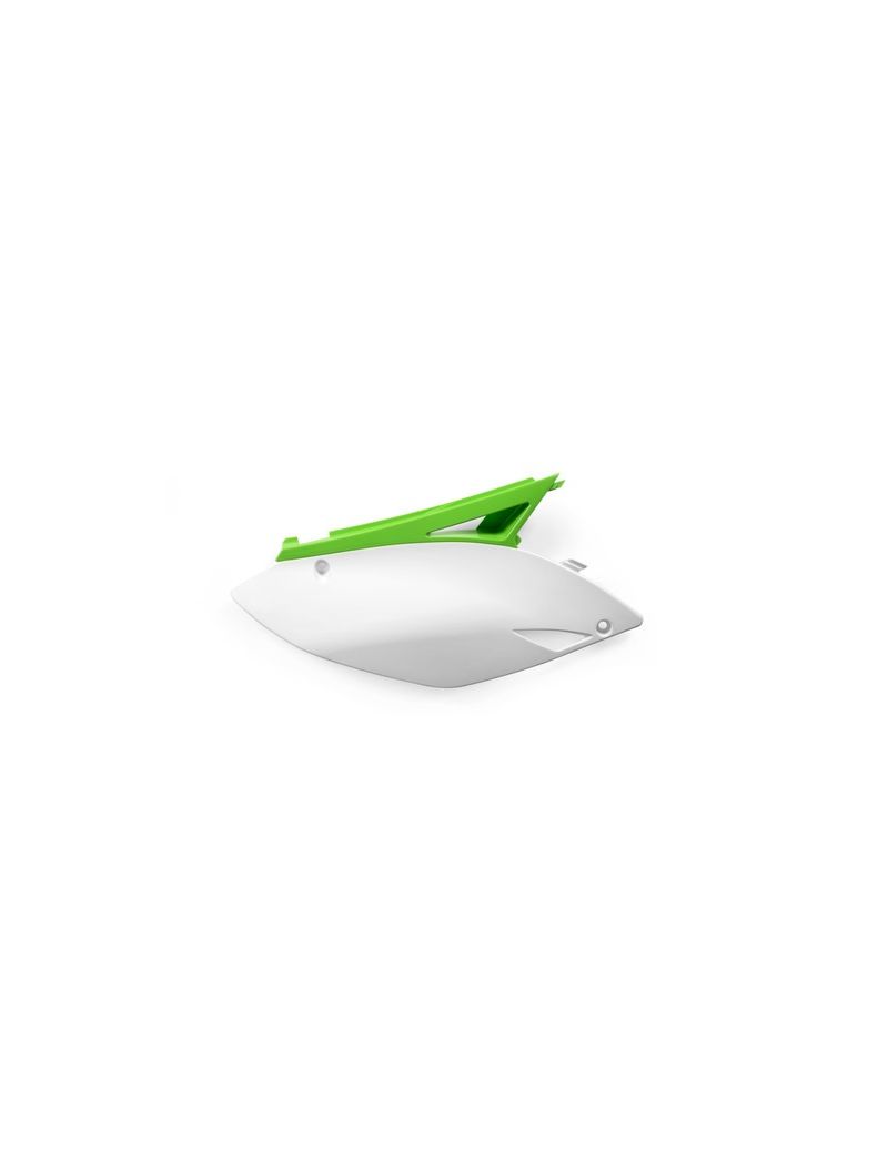 ACERBIS SIDE PANELS KAWASAKI KXF 250 09/12 + KXF 450 09/11 - GREEN/WHITE