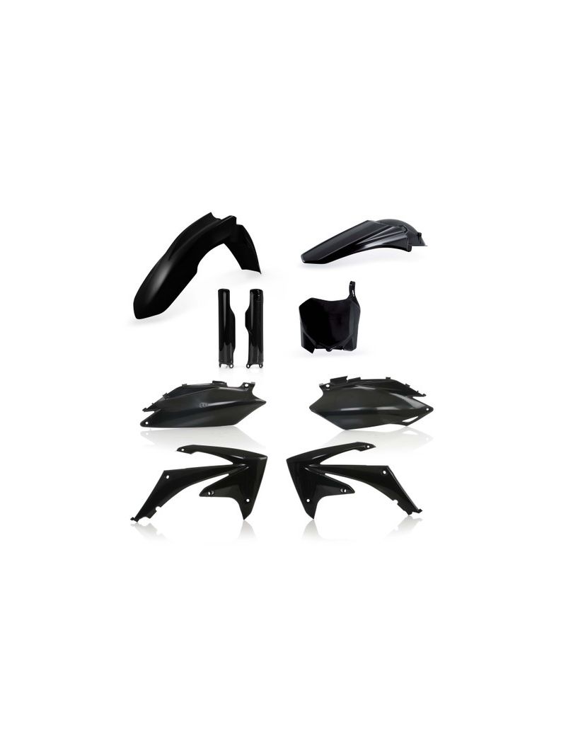 ACERBIS FULL PLASTIC KIT HONDA CRF250 11/13 + CRF450 11/12 - BLACK