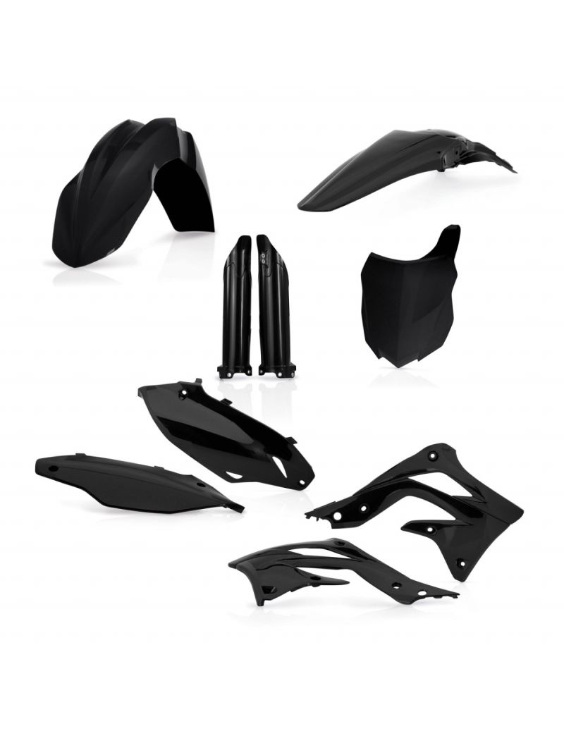 ACERBIS FULL PLASTIC KIT KAWASAKI KXF450 13/15 - BLACK