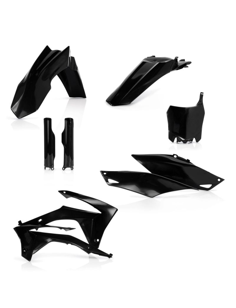 ACERBIS FULL PLASTIC KIT HONDA CRF250 14/17 + CRF450 13/16 - BLACK
