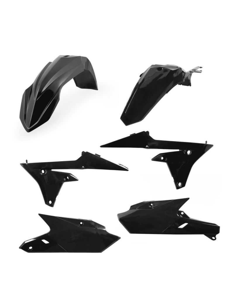 ACERBIS PLASTIC KIT YAMAHA YZF 250 14/18 + YZF 450 14/17 - BLACK