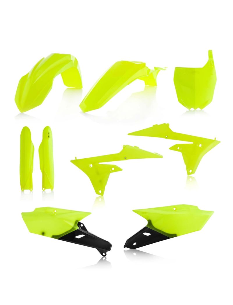 ACERBIS FULL PLASTIC KIT YAMAHA YZF250 14/18 + YZF450 14/17 - FLO YELLOW