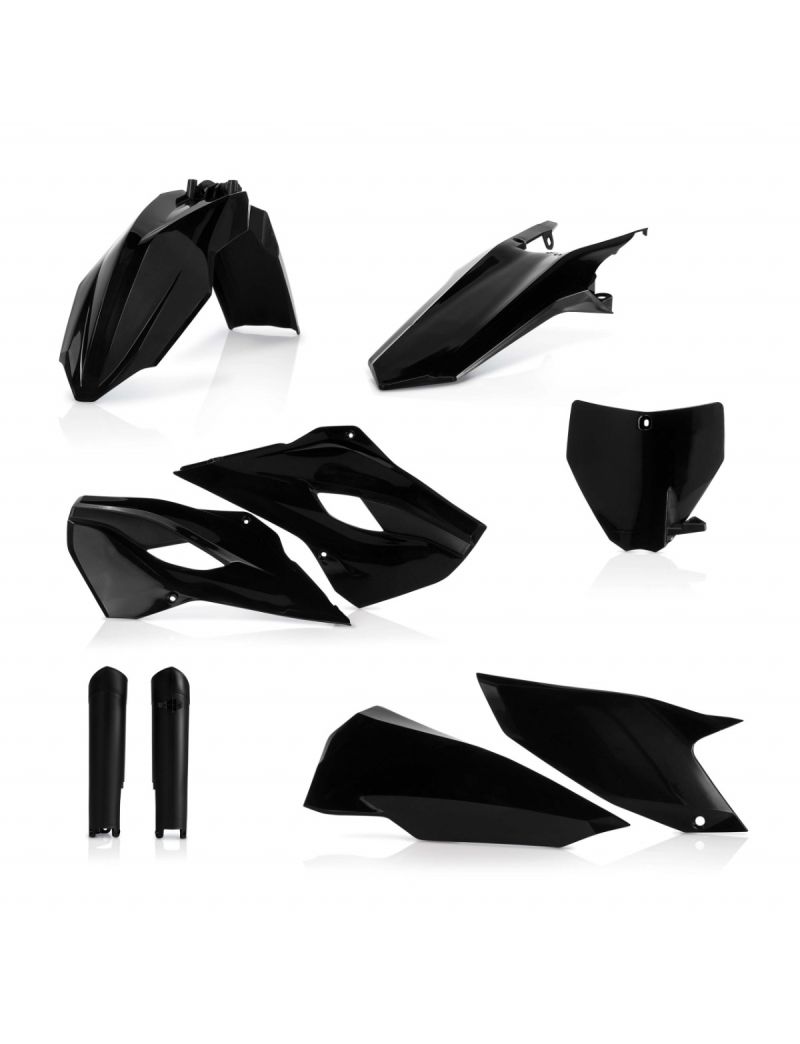 ACERBIS FULL PLASTIC KIT HUSQVARNA TE/FE 14/15 - BLACK