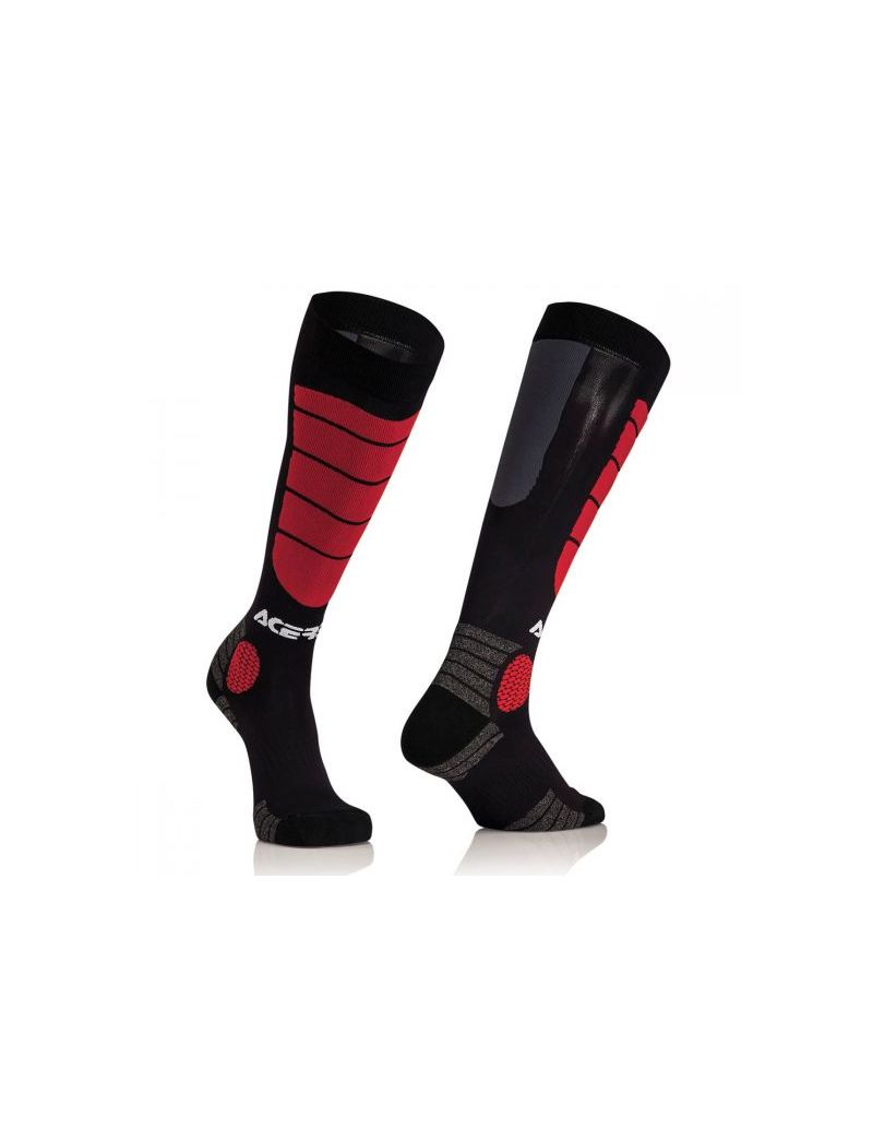 ACERBIS MX IMPACT SOCKS - BLACK/RED - XXL