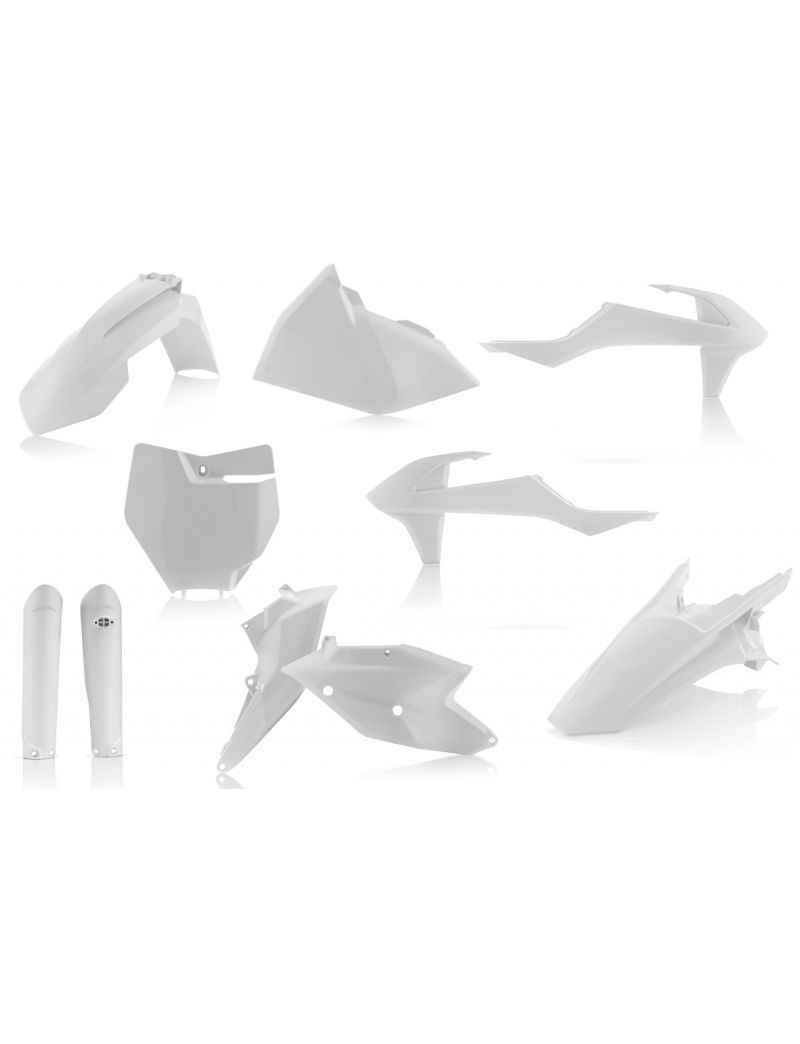 ACERBIS FULL PLASTIC KIT KTM SX/SX-F 16/18 - WHITE