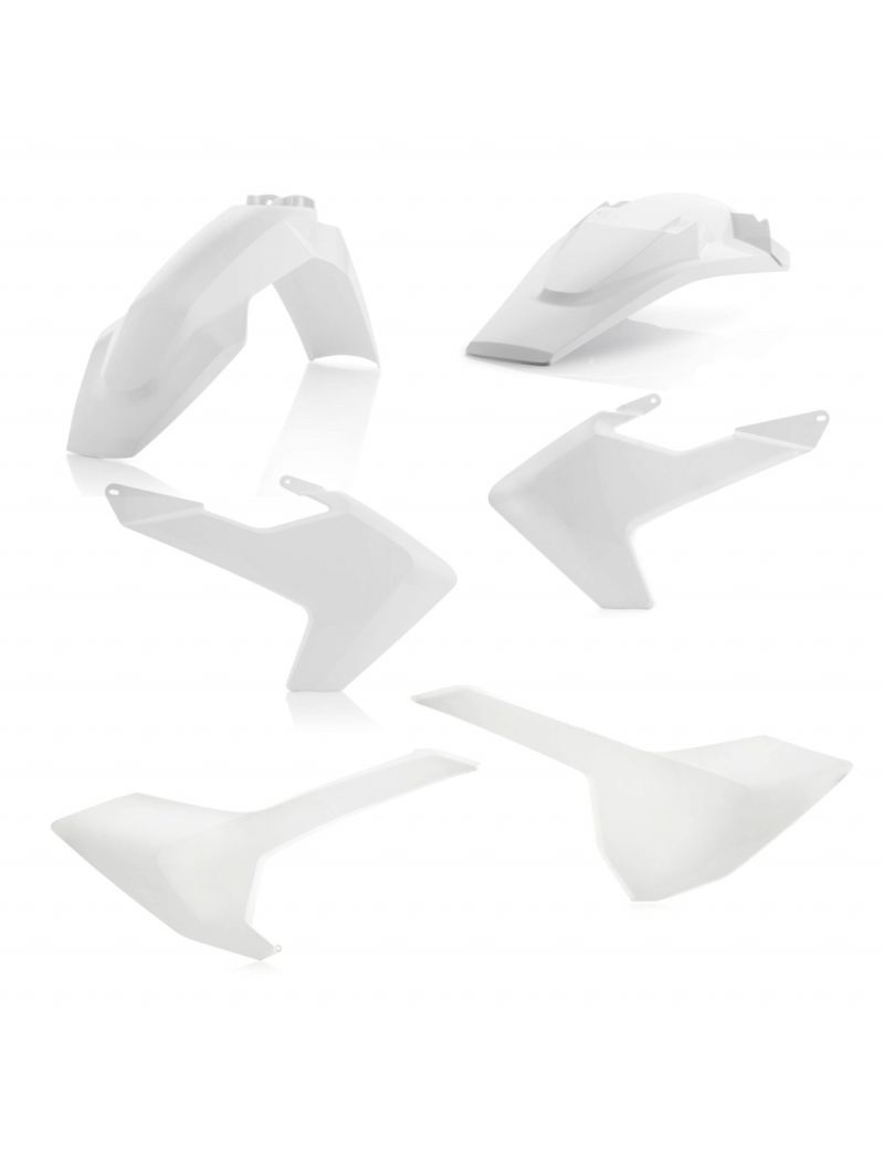 ACERBIS PLASTIC KIT HUSQVARNA TC/FC 16/18 (NO TC 250 16) - WHITE