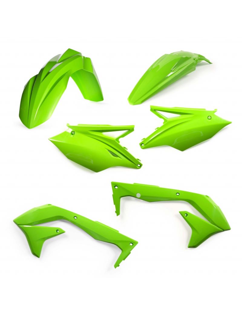 ACERBIS PLASTIC KIT KAWASAKI KXF 450 16/17 - GREEN