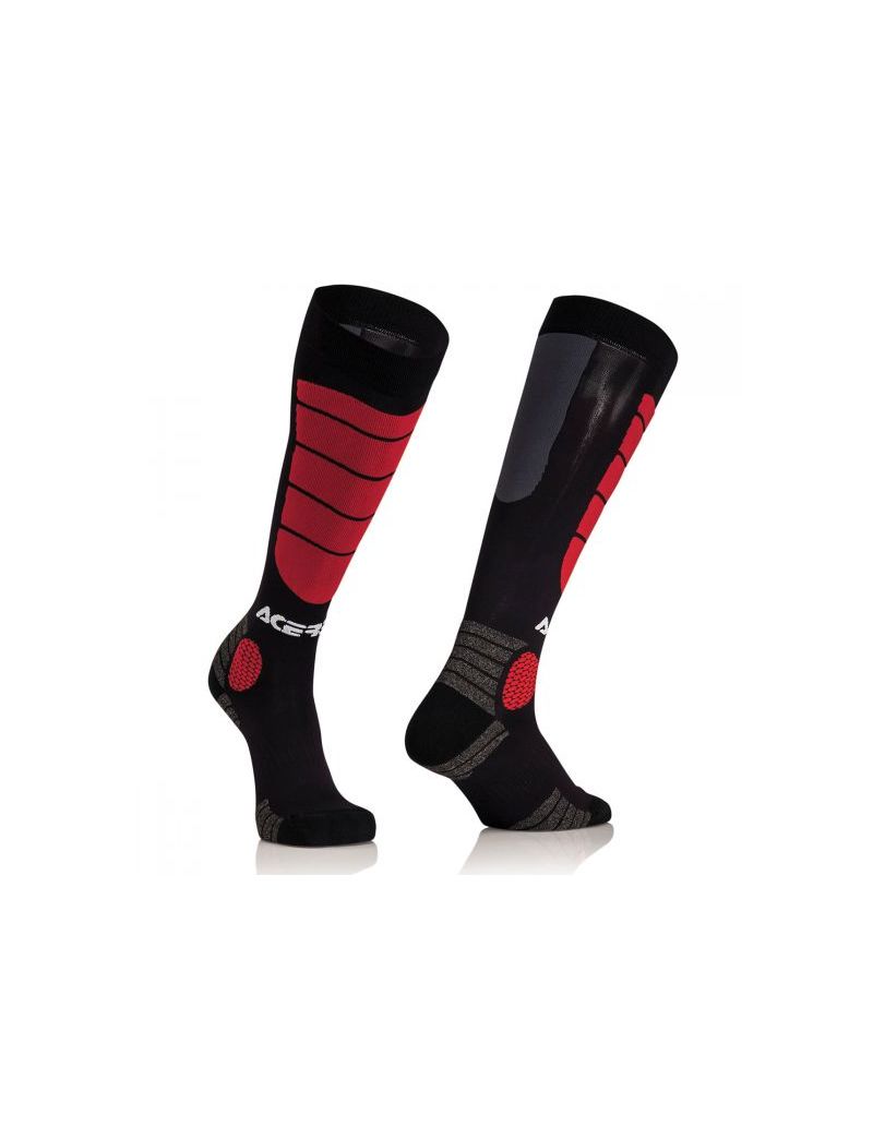 ACERBIS MX IMPACT JUNIOR SOCKS - BLACK/RED