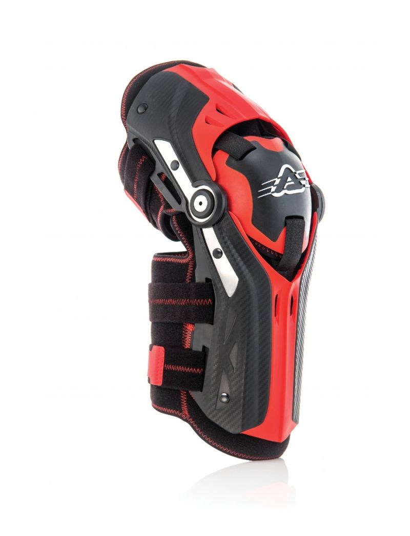 ACERBIS KNEE GUARDS GORILLA - BLACK/RED - ONE SIZE