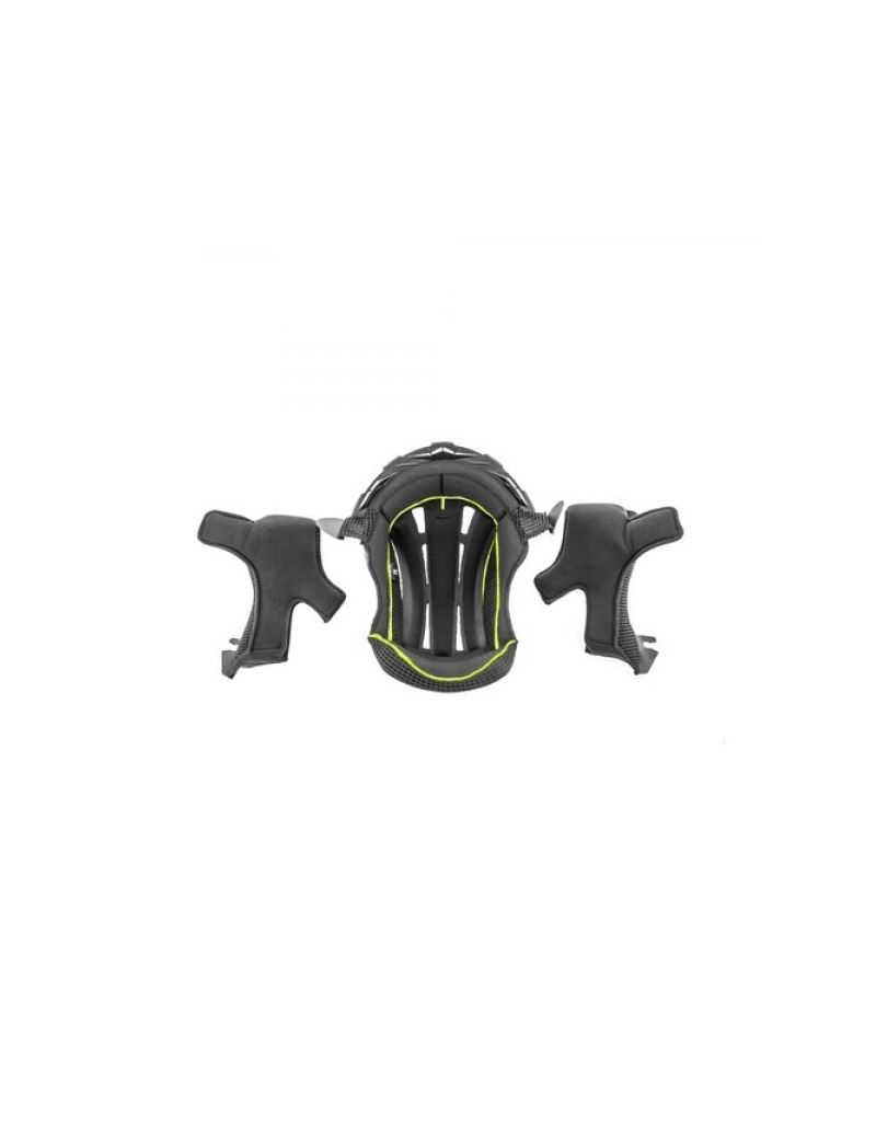 ACERBIS: MX - HELMET PARTS - Lining impact 3.0 CARBON - BLACK/YELLOW