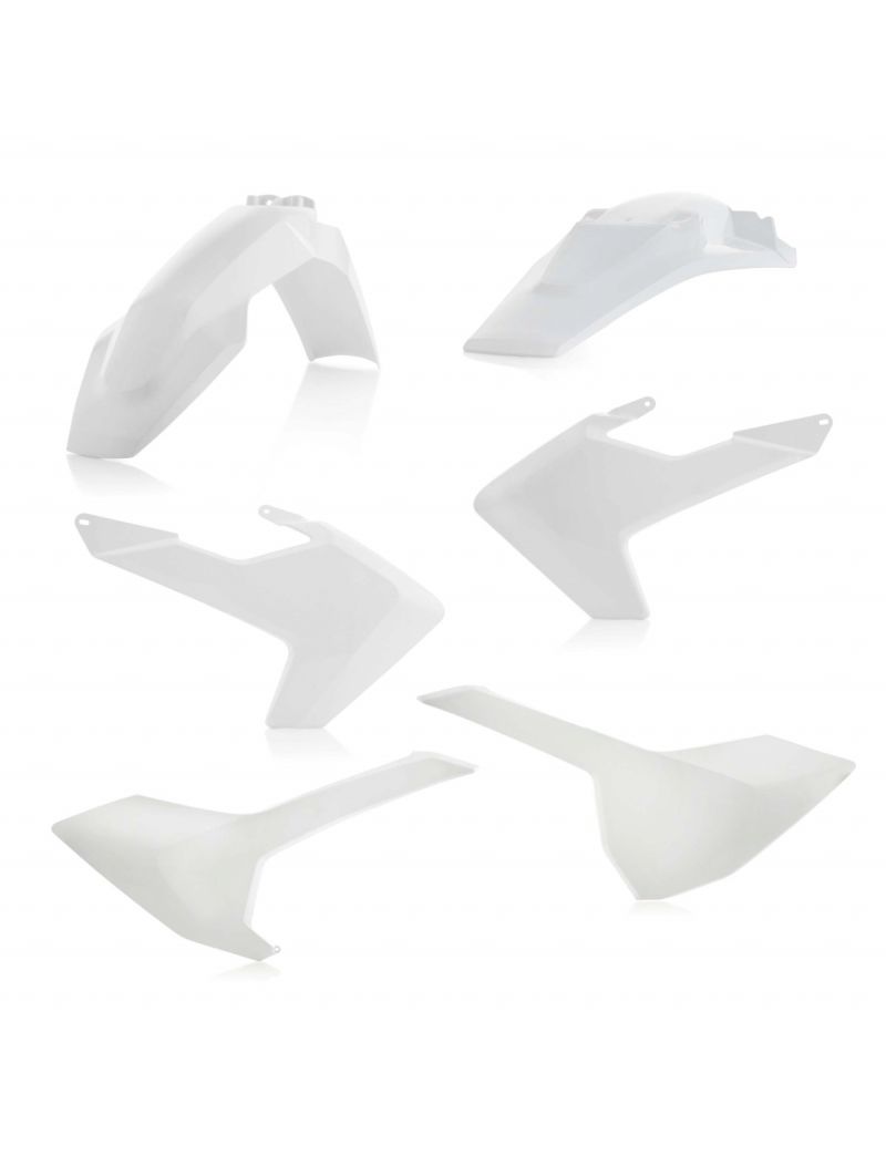 ACERBIS PLASTIC KIT HUSQVARNA TE/FE 17/19 - WHITE