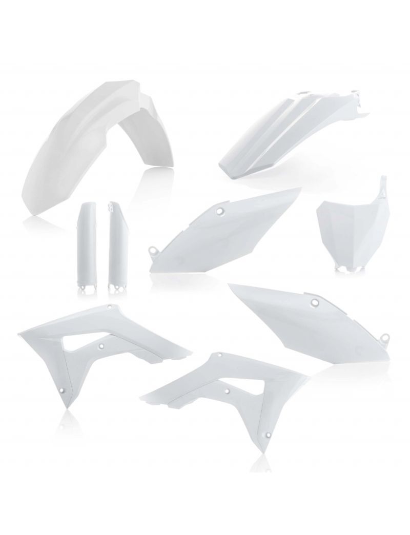 ACERBIS FULL PLASTIC KIT HONDA CRF450R 17/18 + CRF250 2018 - WHITE