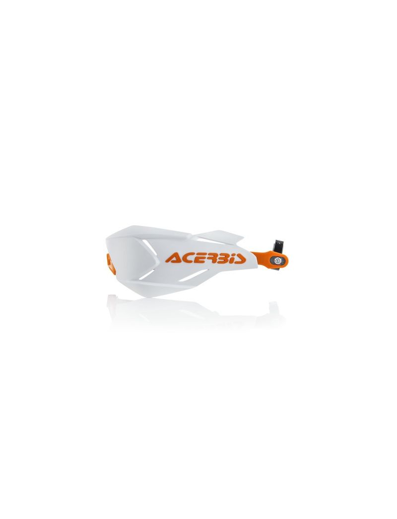 ACERBIS HANDGUARDS X-FACTORY - WHITE/ORANGE
