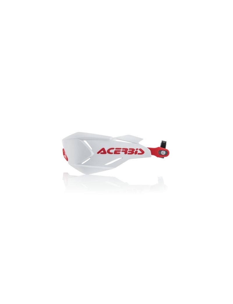ACERBIS HANDGUARDS X-FACTORY - WHITE/RED