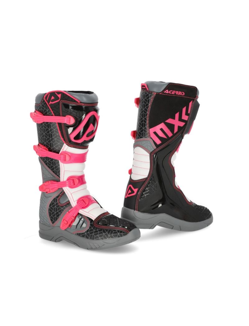 ACERBIS BOOTS X-TEAM - BLACK/PURPLE