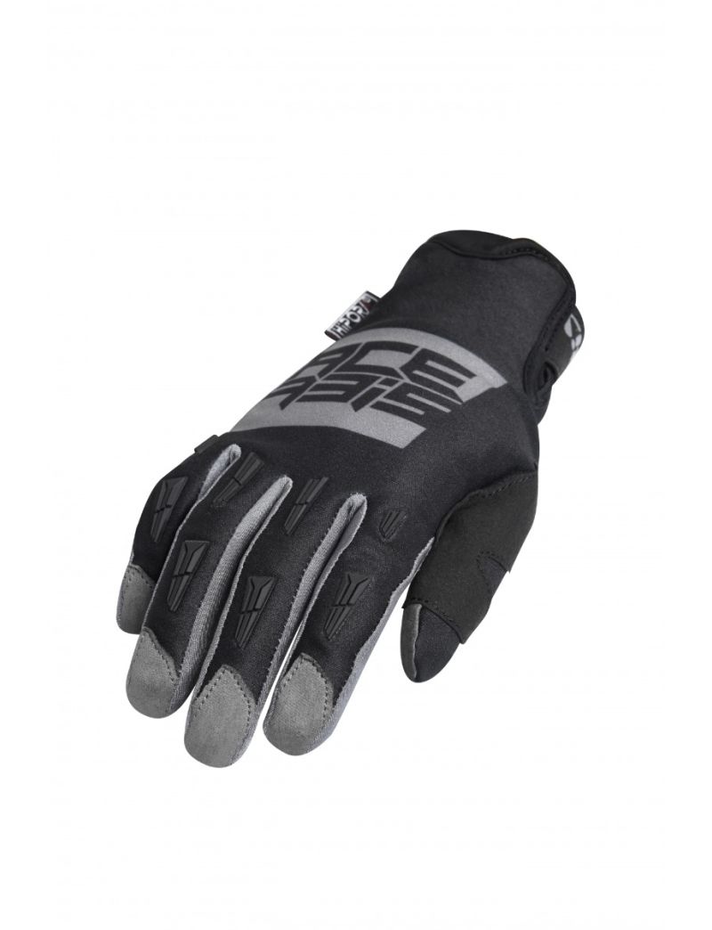 ACERBIS GLOVES X-WP HOMOLOGATED : WATERPROOF - BLACK/GREY