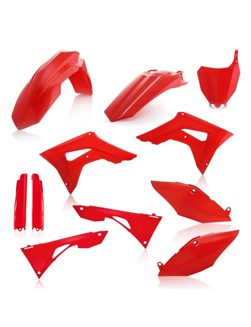 ACERBIS FULL PLASTIC KIT HONDA CRF250 19/21 + CRF450 19/20 - RED