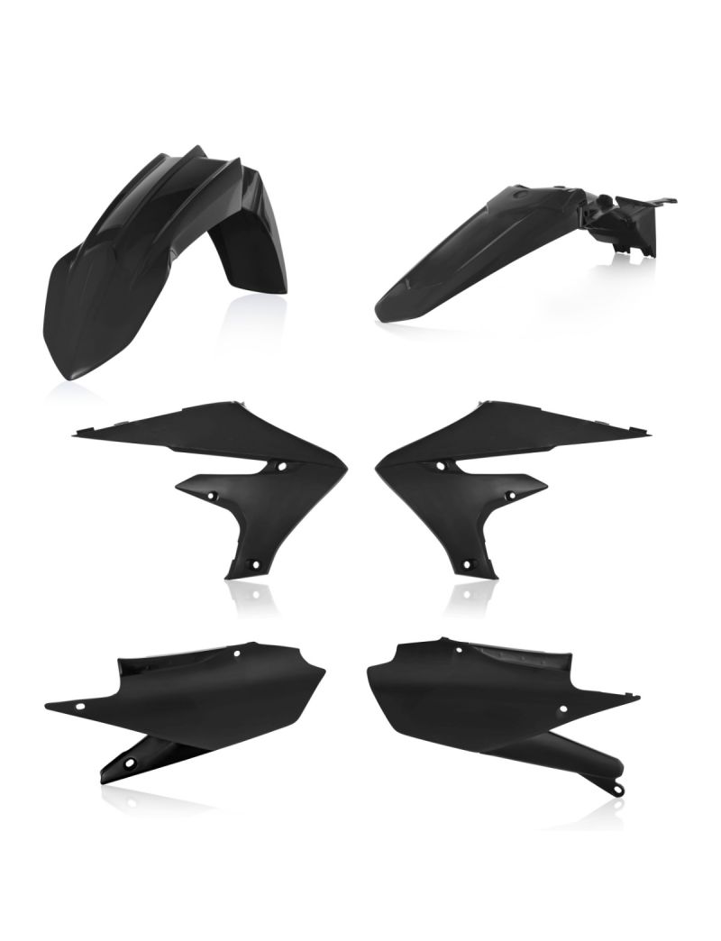 ACERBIS PLASTIC KIT YAMAHA YZF250 19/23 + YZF450 18/22 - BLACK