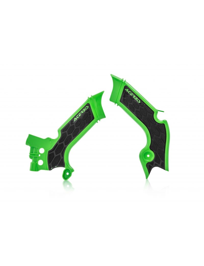 ACERBIS X-GRIP FRAME PROTECTOR KAWASAKI KXF450 19/23 + KXF250 21/24 - GREEN/BLACK