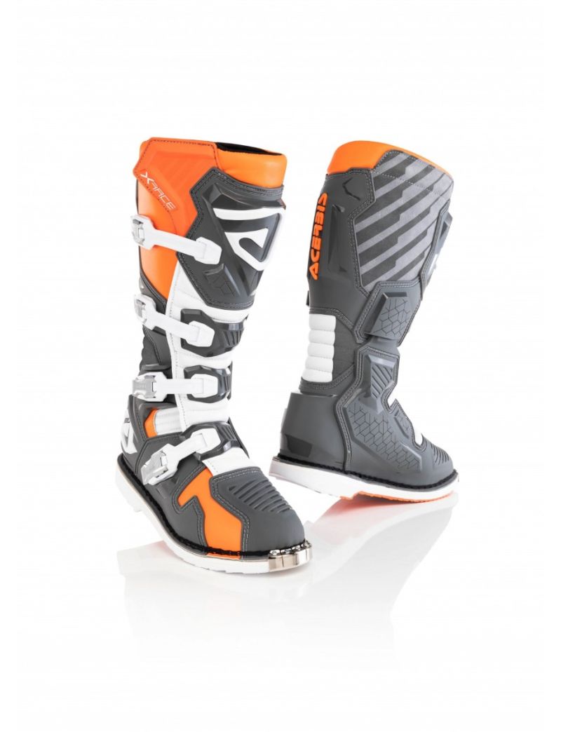 ACERBIS MX BOOTS X-RACE - ORANGE/GREY