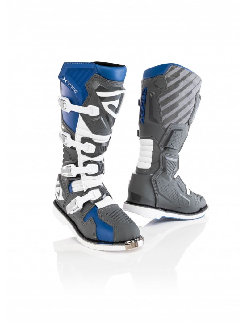 ACERBIS MX BOOTS X-RACE - BLUE/GREY