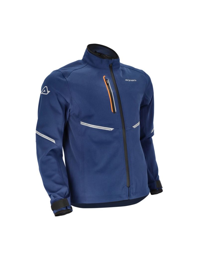 ACERBIS ENDURO JACKET X-DURO WATERPROOF - BLUE/ORANGE