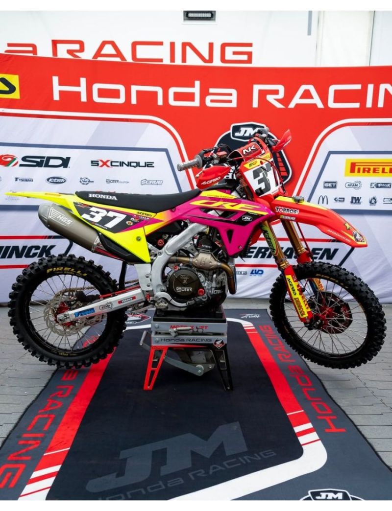 ACERBIS REAR FENDER HONDA CRF450R 21/26 + CRF250 22/26 - FLUO YELLOW