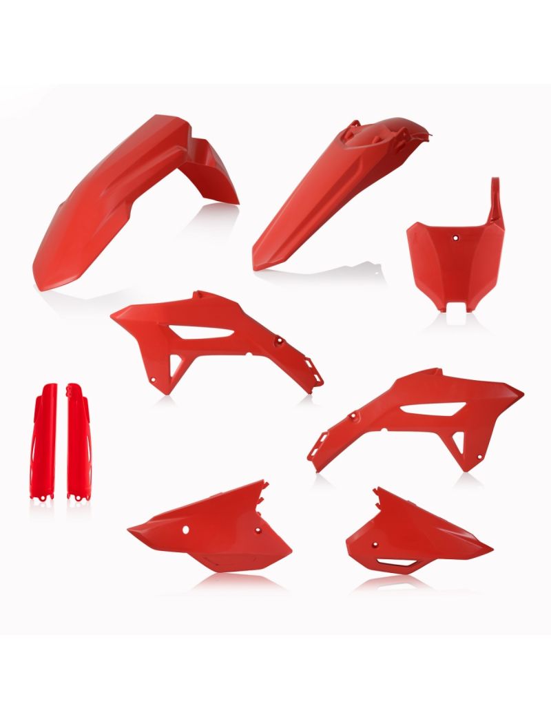 ACERBIS FULL PLASTIC KIT HONDA CRF450 21/24 + CRF250 22/24 - FULL RED