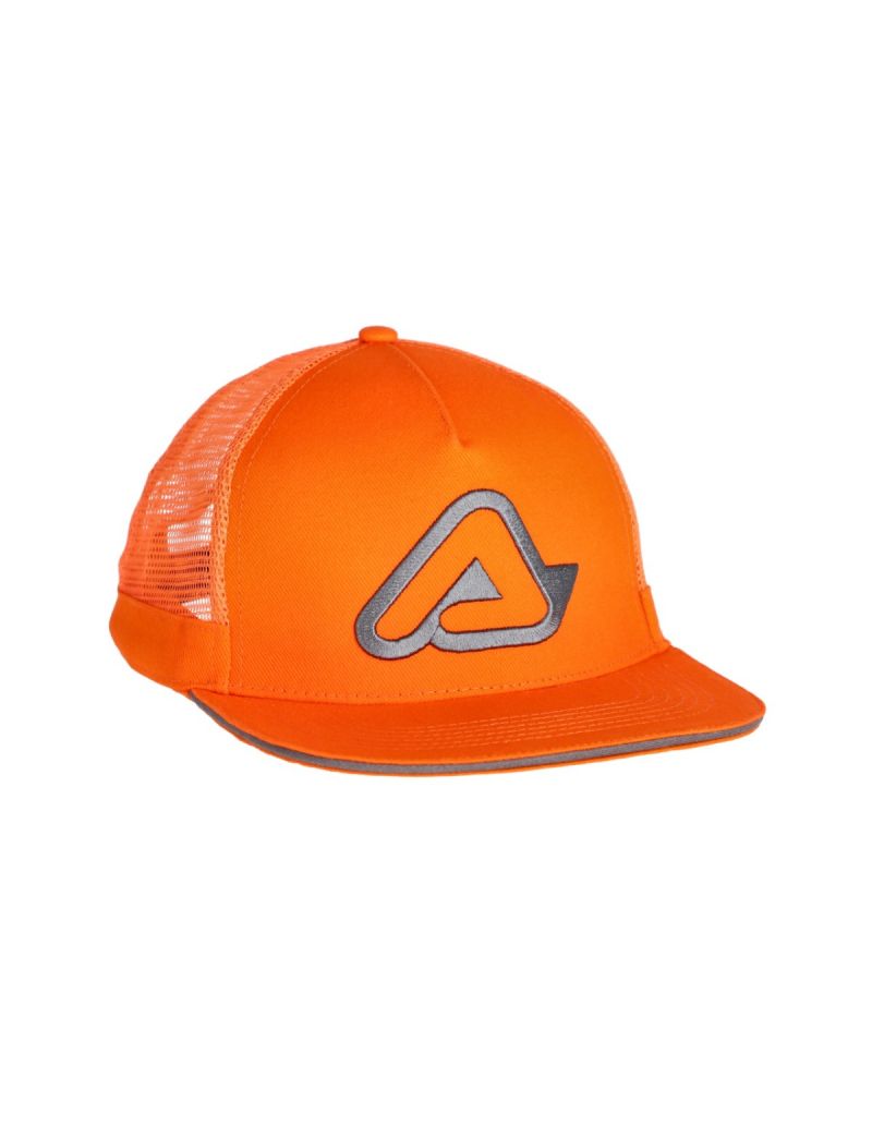 ACERBIS CAP C LOGO - ORANGE/GREY