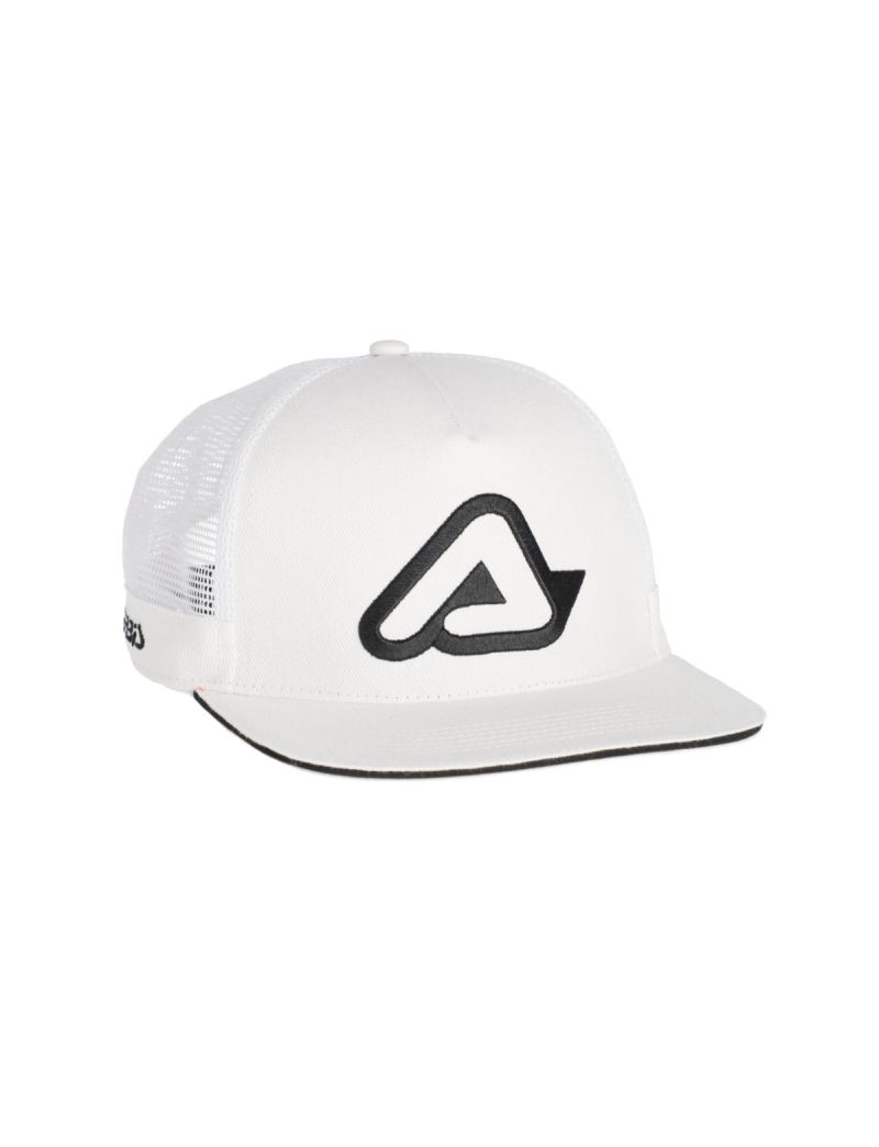 ACERBIS CAP C LOGO - WHITE/BLACK