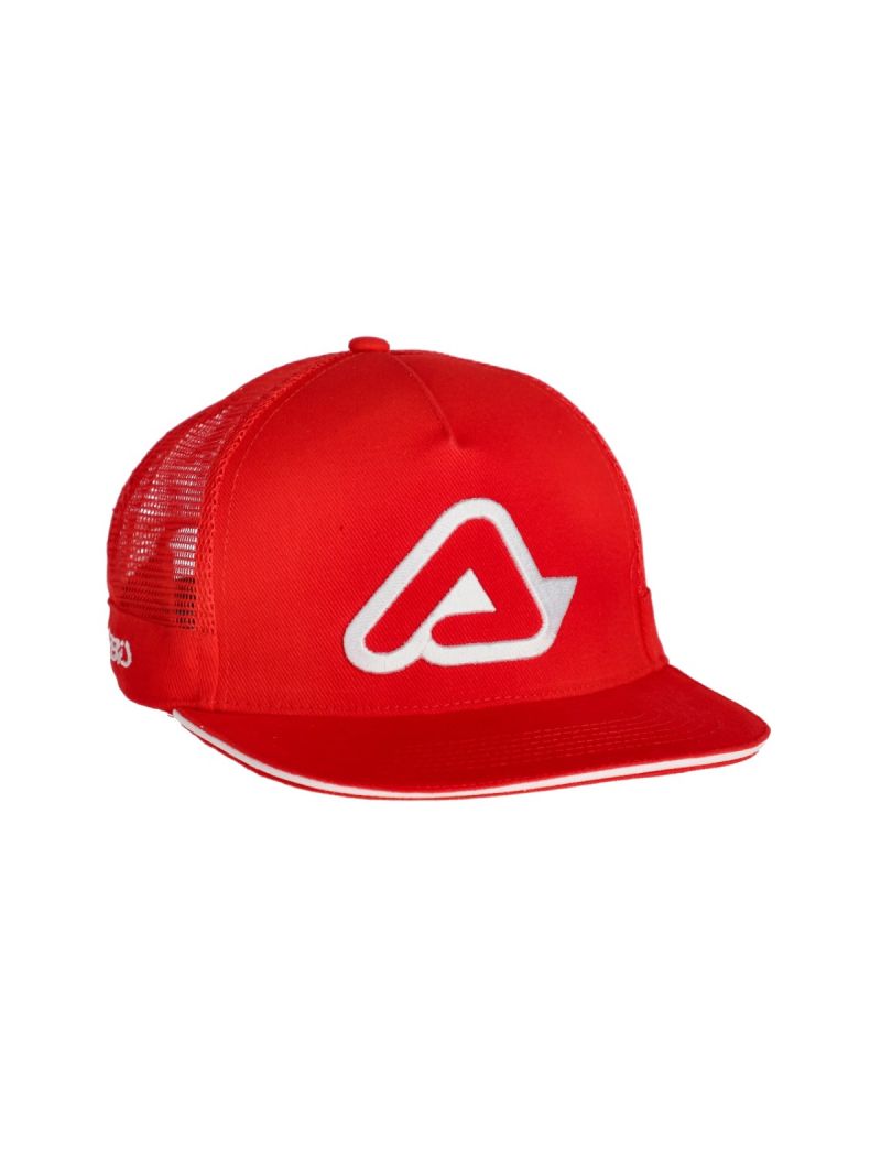 ACERBIS CAP C LOGO - RED/WHITE