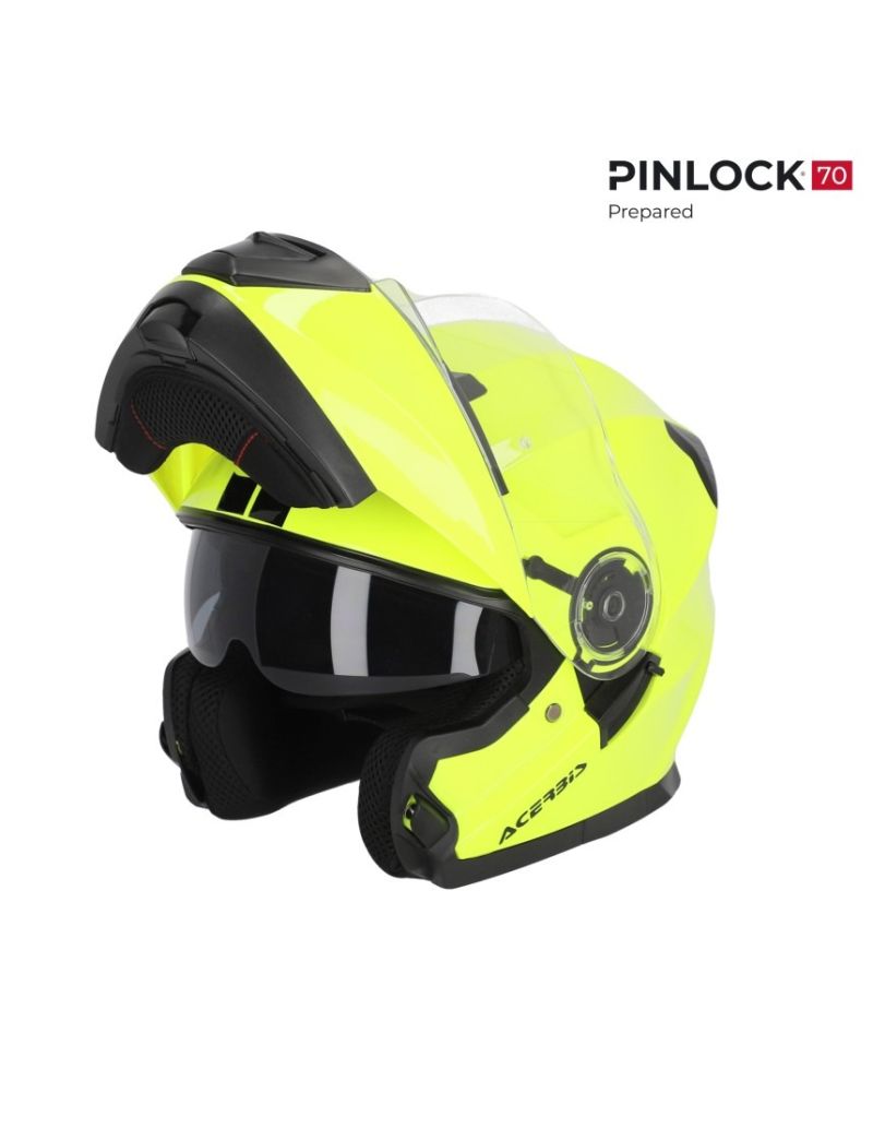ACERBIS: ROAD - HELMETS - HELMET SEREL FLIP UP 22/06 - FLUO YELLOW