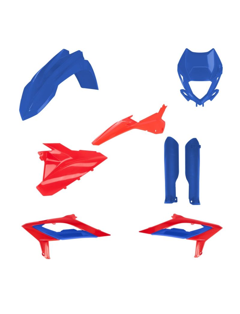 ACERBIS FULL PLASTIC KIT BETA RR 23/24 - RED/BLUE