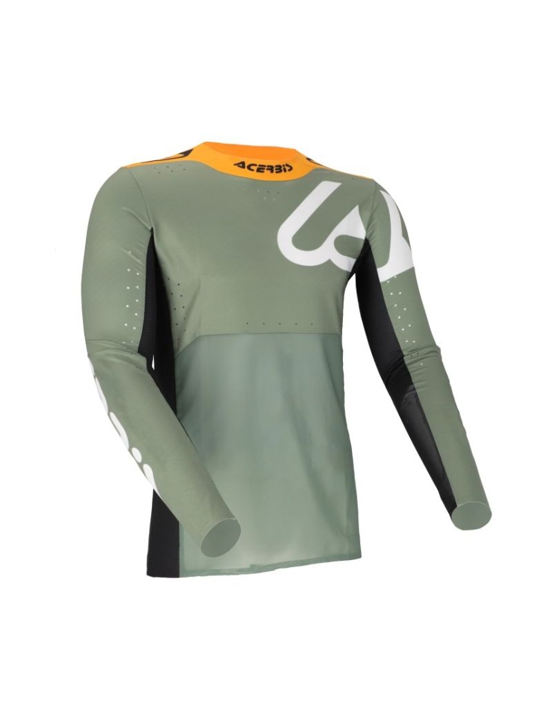 ACERBIS: MX GEAR - JERSEYS - JERSEY X-FLEX 2.0 ANAHEIM - BLACK/GREEN