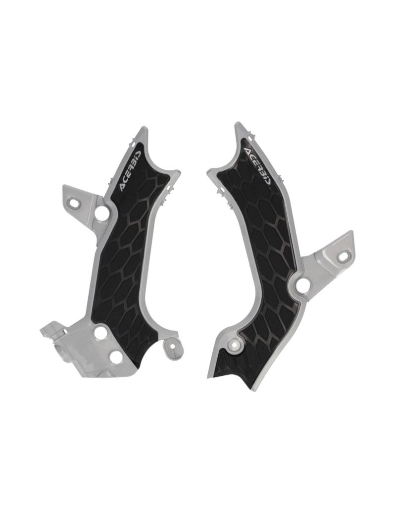 ACERBIS X-GRIP FRAME PROTECTOR KAWASAKI KX 450 24/26 + KX 250 25/26 - GREY/BLACK