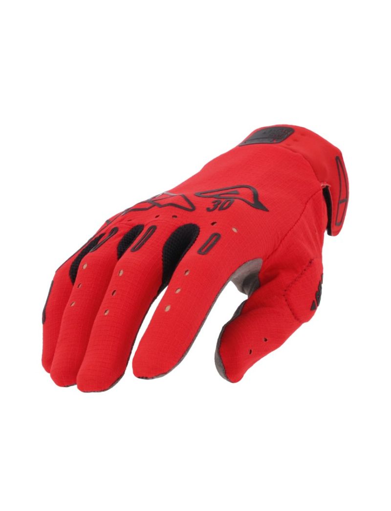 ACERBIS: MX GEAR - GLOVES - GLOVES MX X-FLEX ANAHEIM - RED