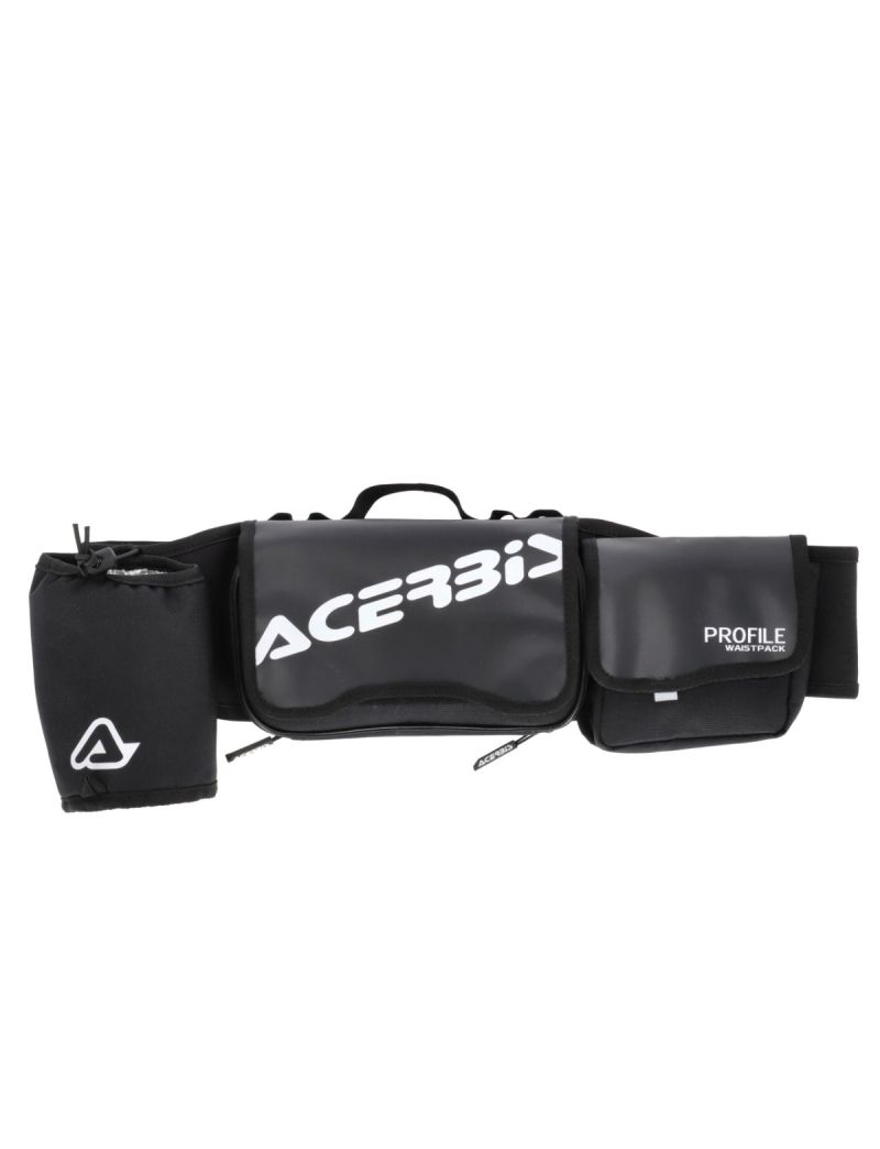 ACERBIS PROFILE WAISTPACK LOGO - BLACK/WHITE