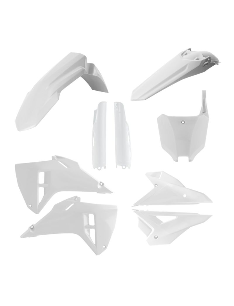 ACERBIS FULL PLASTIC KIT HONDA CRF 450R + CRF 250R 25/26 - WHITE