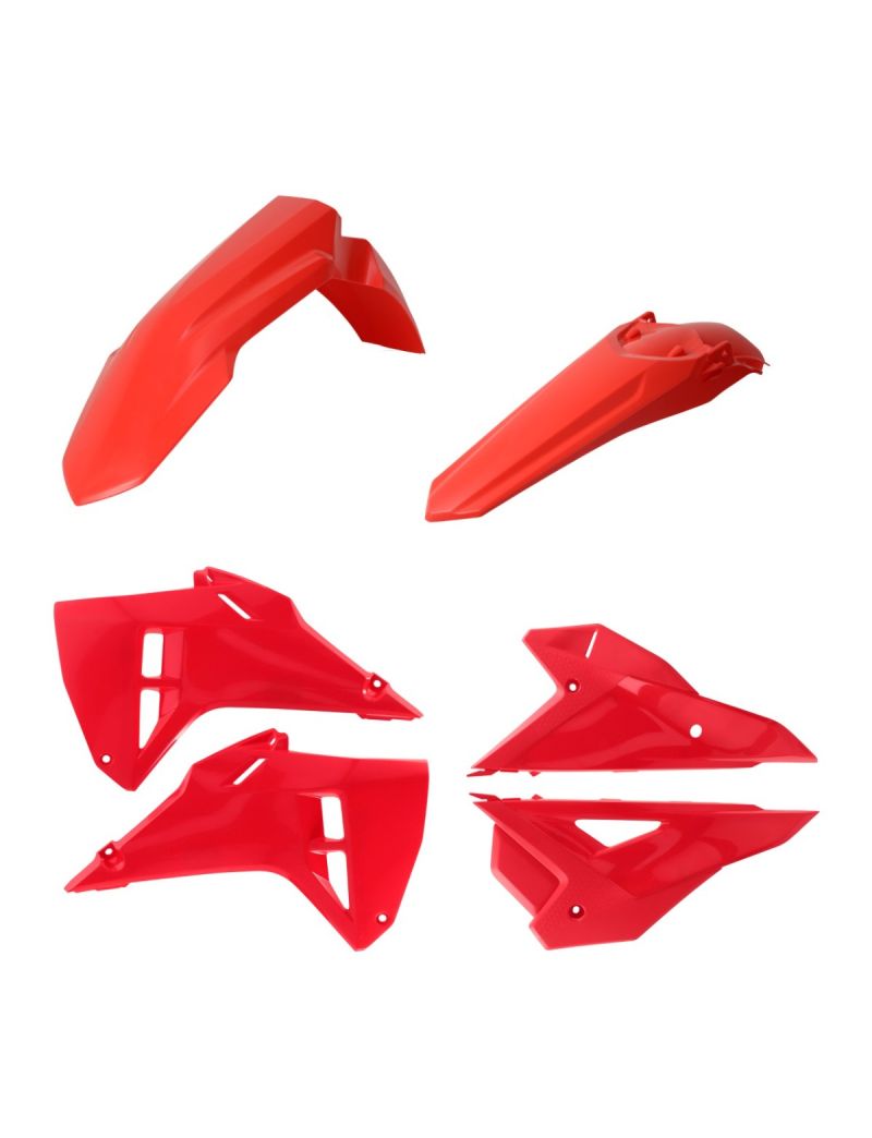 ACERBIS PLASTIC KIT HONDA CRF 450R + CRF 250R 25/26 - RED