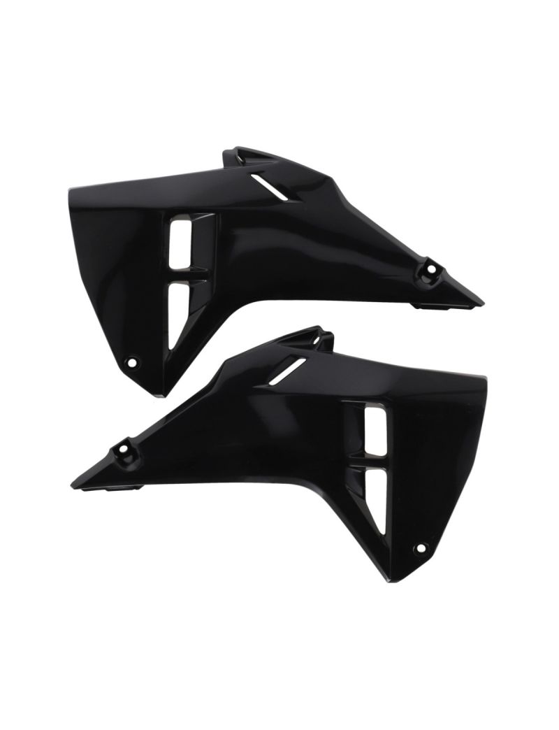 ACERBIS RADIATOR SCOOPS HONDA CRF 450R + CRF 250R 25/26 - BLACK