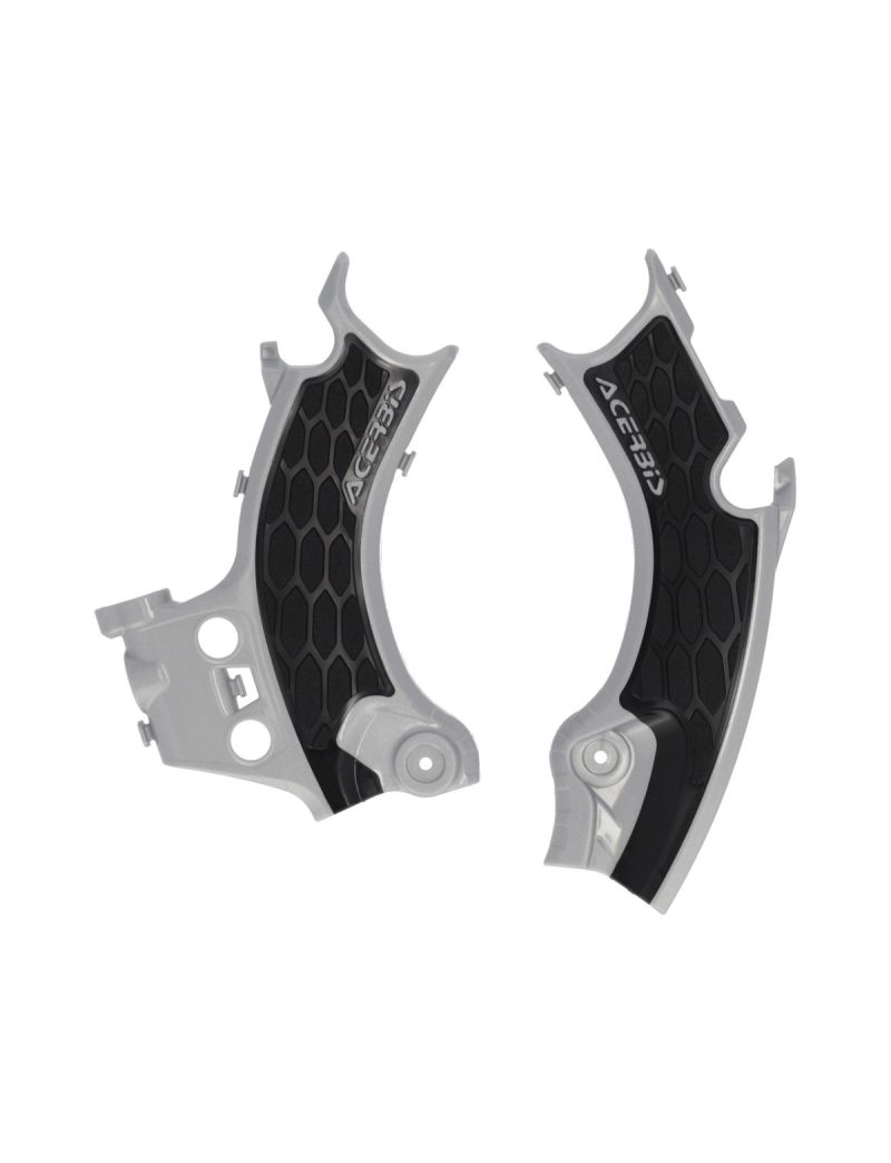 ACERBIS X-GRIP FRAME PROTECTOR HONDA CRF 450R + CRF 250R 25/26 - GREY/BLACK