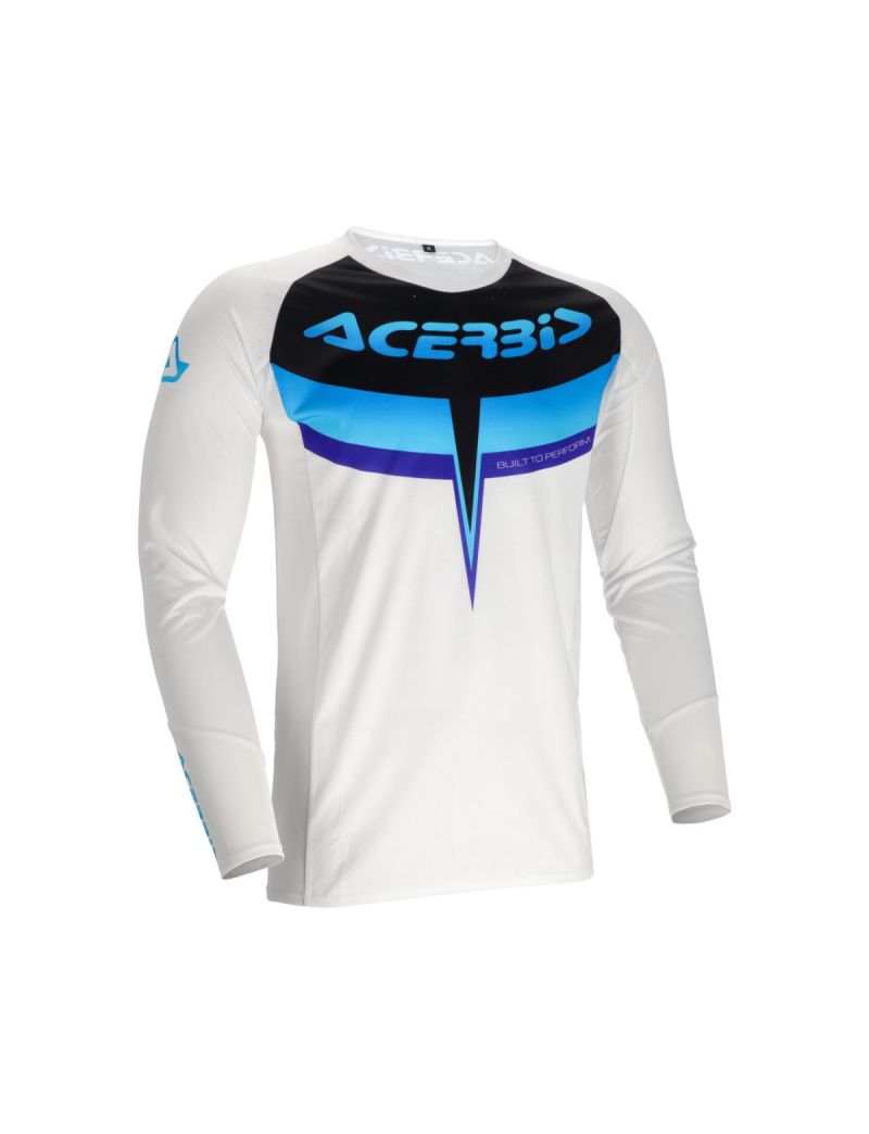 ACERBIS MX JERSEY MX TRACK 2.0 - WHITE/BLUE