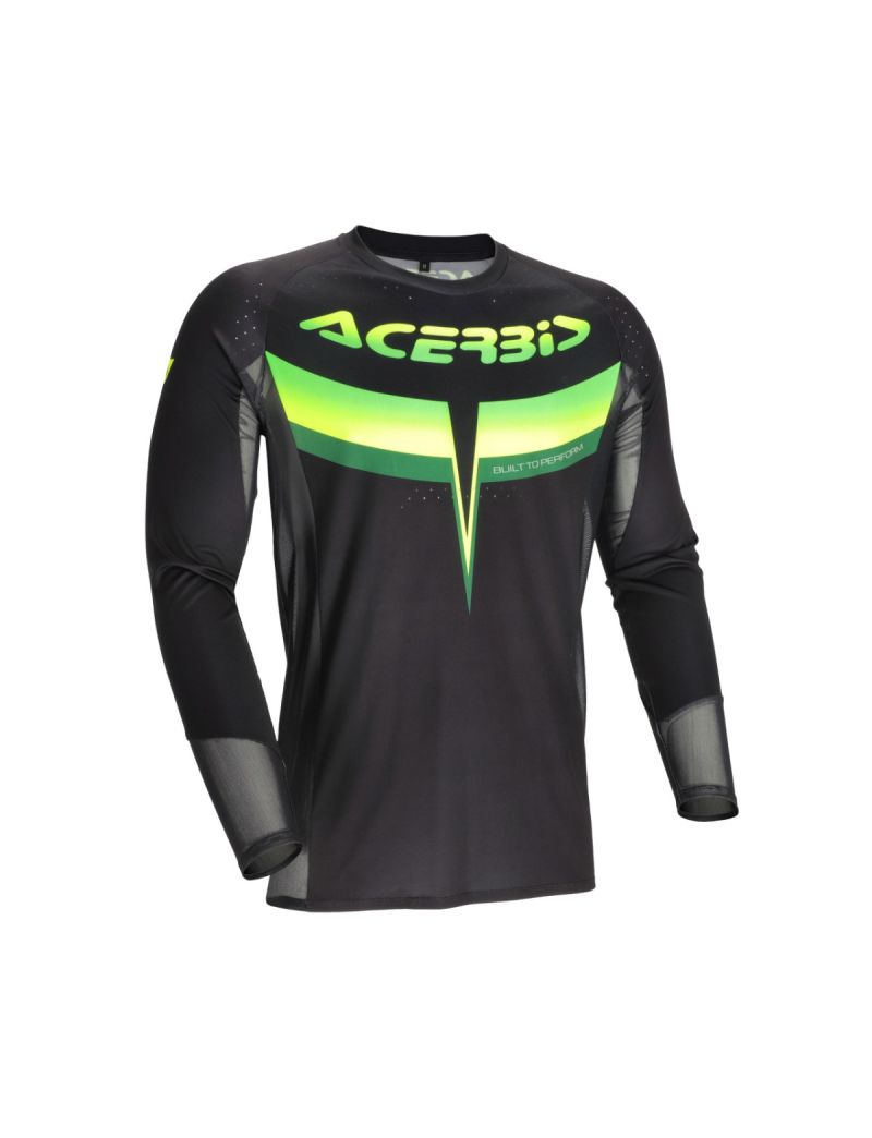 ACERBIS MX JERSEY MX TRACK 2.0 - GREEN/BLACK