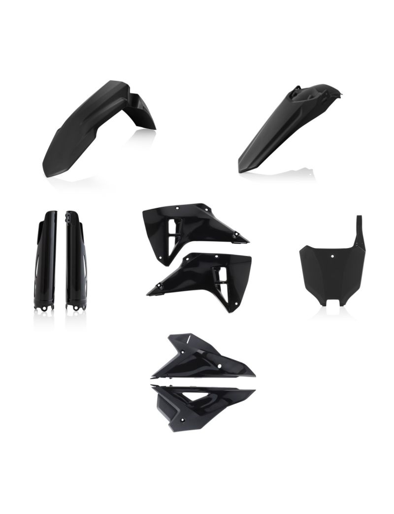 ACERBIS FULL PLASTIC KIT HONDA CRF450 RX + CRF250 RX 25/26 - BLACK