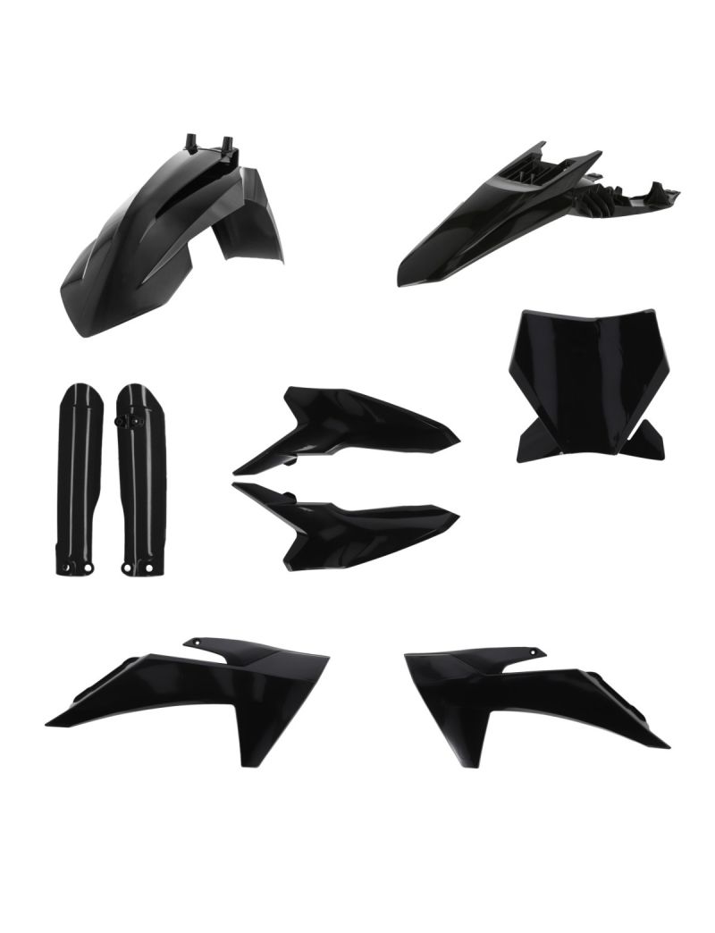 ACERBIS FULL PLASTIC KIT KTM SX 65 24/26 - BLACK