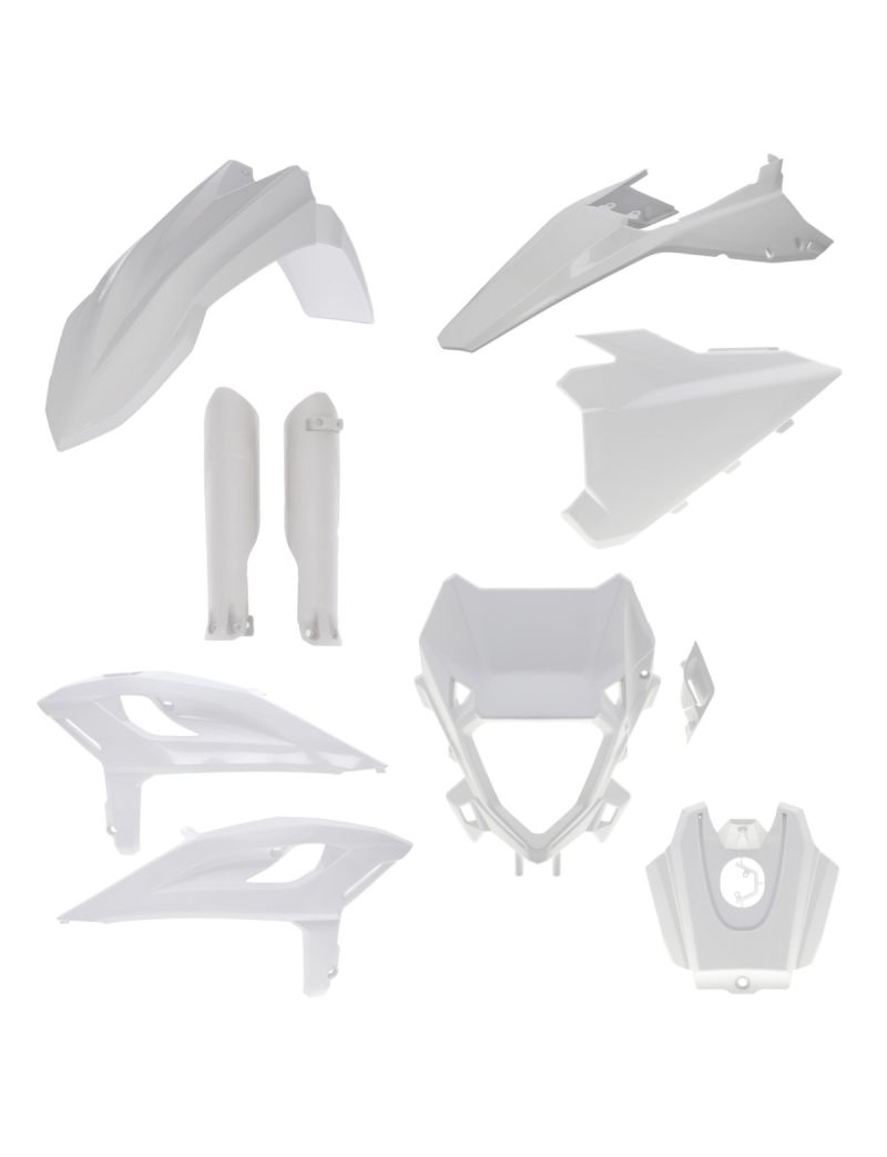 ACERBIS FULL PLASTIC KIT BETA RR X-PRO  - RACE 2T + 4T 25/26 - WHITE