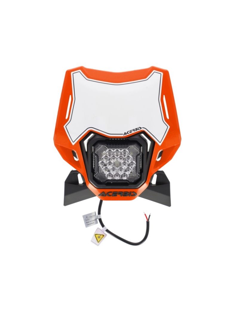 ACERBIS HEADLIGHT VSL LUMEN-X - ORANGE/BLACK