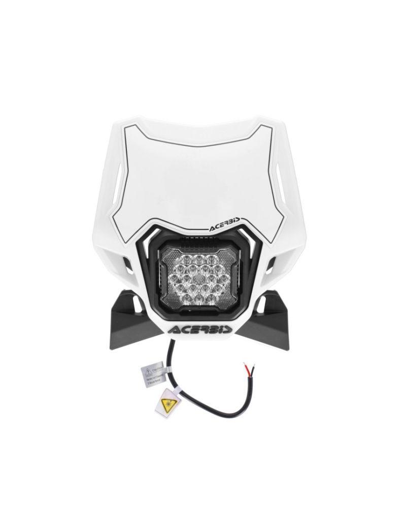 ACERBIS HEADLIGHT VSL LUMEN-X - WHITE/BLACK