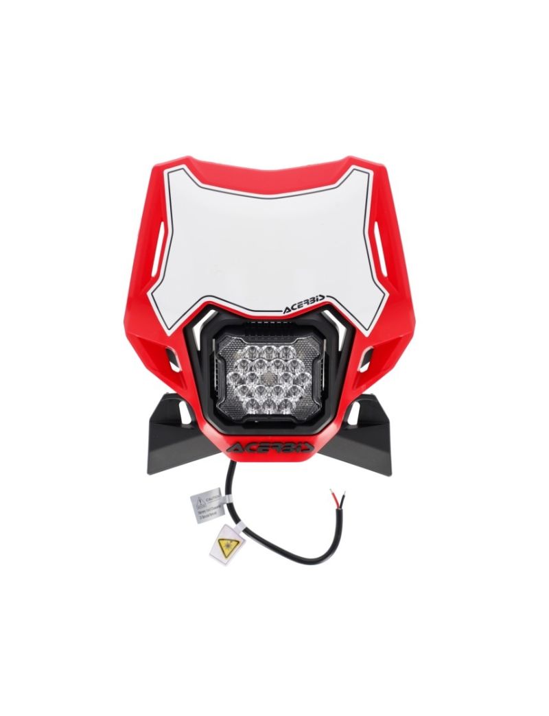 ACERBIS HEADLIGHT VSL LUMEN-X - RED/BLACK
