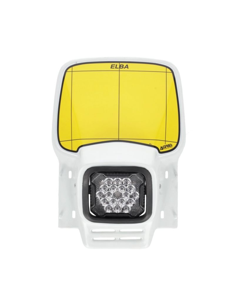 ACERBIS HEADLIGHT ELBA VSL EVO - WHITE
